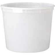 Leaktite 10 Pt. Clear Plastic Pail