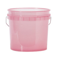Leaktite 3.5 Gal. Red Translucent Pail