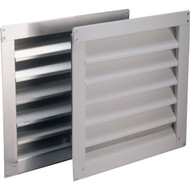 Air Vent 8" x 8" Square White Gable Attic Vent