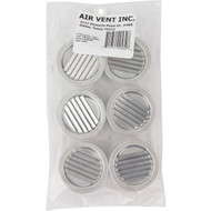 Air Vent 2 In. Aluminum Mini Louver Soffit Vent (6 Count)