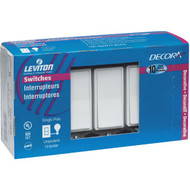 Leviton Decora Residential Grade 15 Amp Rocker Single Pole Switch  (White  (10-Pack)