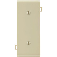 Leviton 1-Gang Standard Center Nylon Blank Wall Plate  Ivory
