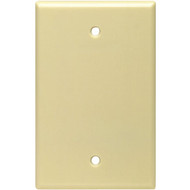 Leviton 1-Gang Midway Thermoset Blank Wall Plate  Ivory