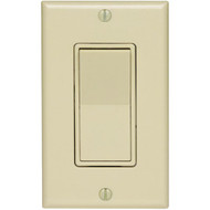 Do it Best Residential Grade 15 Amp Rocker Single Pole Switch  Ivory