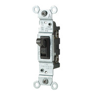 Leviton Residential Grade 15 Amp Toggle Single Pole Switch  Brown
