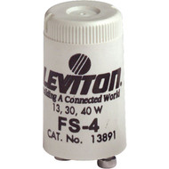 Leviton 13W/30W/40W 2-Pin T8 FS-4 Fluorescent Starter