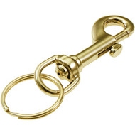 Lucky Line Solid Brass 1 In. x 3 In. L. Key Chain