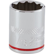 Channellock 3/8 In. Drive 11/16 In. 12-Point Shallow Standard Socket