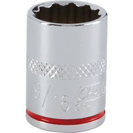 Channellock 3/8 In. Drive 9/16 In. 12-Point Shallow Standard Socket