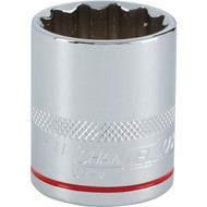Channellock 1/2 In. Drive 1 In. 12-Point Shallow Standard Socket