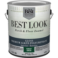 Best Look 1 Gal. Forest Green Polyurethane Gloss Porch & Floor Enamel