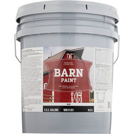 Do it Best Latex Flat Exterior Barn Paint  Red  5 Gal.