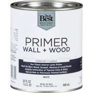 Do it Best Interior Latex Wall and Wood Primer  White  1 Qt.