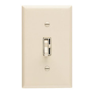 Lutron Toggler Incandescent Ivory Preset Slide Dimmer Switch