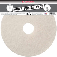 Lundmark 13 In. White 175 to 300 RPM Buffing Pad (5-Pack)