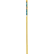 M-D Satin Brass Fluted 2 In. x 6 Ft. Aluminum Carpet Trim Bar  Extra Wide