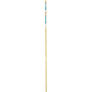 M-D Satin Brass Fluted 7/8 In. x 6 Ft. Aluminum Carpet Trim Bar