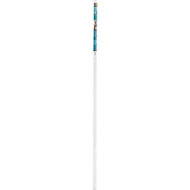 M-D Satin Silver Fluted 1-3/8 In. x 6 Ft. Aluminum Carpet Trim Bar  Wide
