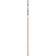 M-D Oak 1-1/4 In. x 6 Ft. Aluminum w/Hardwood Finish Seam Binder
