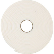 M-D 3/8" W x 3/16" T x 17' L White Foam Weatherstrip Tape