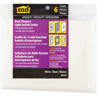 M-D Dual Purpose Switch & Wall Plate Insulator  (6-Pack)