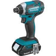 Makita 18-Volt Lithium-Ion 1/4 In. Hex Cordless Impact Driver Kit