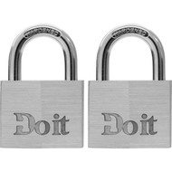 Do it 1-1/2 In. Aluminum Keyed Padlock (2-Pack)