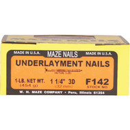 Maze 1-1/4 In. 14 ga Ring Shank Underlayment Flooring Nails (528 Ct.  1 Lb.)