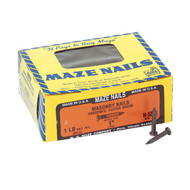 Maze 2d x 1 In. 9 ga Hardened Steel Fluted Masonry Nails (176 Ct.  1 Lb.)