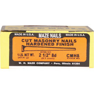 Maze 8d x 2-1/2 In. Hardened Steel Tapered Masonry Nails (64 Ct.  1 Lb.)