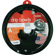 Range Kleen Electric 8" Style A Round Black Drip Pan