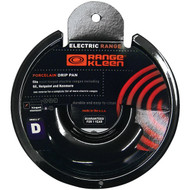 Range Kleen Electric 6" Style D Round Black Drip Pan