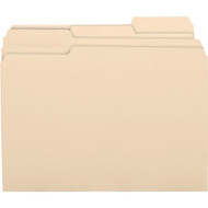 Business Source Letter 1 In. Manila File Folder (100-Pack)