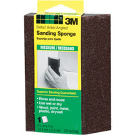 3M 2-7/8 In. x 4-7/8 In. x 1 In. Single Angle Sanding Sponge   Medium