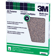 3M Pro-Pak 9 In. x 11 In. All Purpose Extra Coarse Sandpaper  36 Grit (25-Pack)