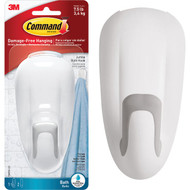 Command Bath Hook  White  1 Hook  2 Strips