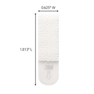 Command Small Picture Hanging Strips  White  4 Sets of Strips