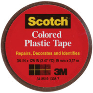 Scotch 3/4 In. Brown Colored Plastic Tape