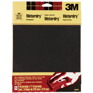 3M Wetordry 9 In. x 11 In. Super Fine Sandpaper  400 Grit (5-Pack)