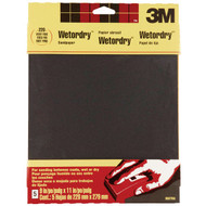 3M Wetordry 9 In. x 11 In. Very Fine Sandpaper  220 Grit (5-Pack)