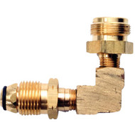 MR. HEATER POL x 1 In.-20 throwaway cylinder thread LP Hose Elbow
