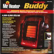MR. HEATER Buddy 9000 BTU Radiant Portable Propane Heater