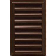 NorWesco 14" x 24" Rectangular Brown Gable Attic Vent