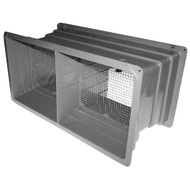 NorWesco DLX 8 In. x 16 In. Plastic Manual Foundation Vent