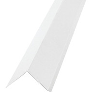 NorWesco G Galvanized Steel Drip Cap Flashing  White