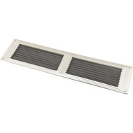NorWesco 16 In. x 4 In. Galvanized Soffit Ventilator