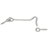 National 4 In. Steel Hook & Eye Bolt