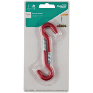 National 5/16 In. x 4-1/2 In. Red Vinyl Coated Screw Hook