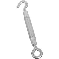 National 3/8 In. x 10-1/2 In. Zinc Hook & Eye Turnbuckle