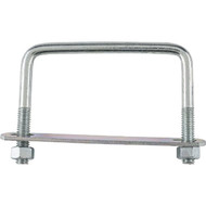 National 3/8 In. x 4 In. x 3 In. Zinc Square U Bolt